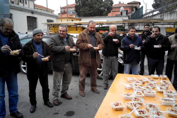 Imperia'da Aşure ikramı